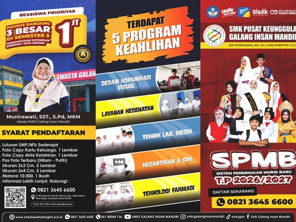 Info Seputar PPDB 2026/2027, di SMKS Galang Insan Mandiri